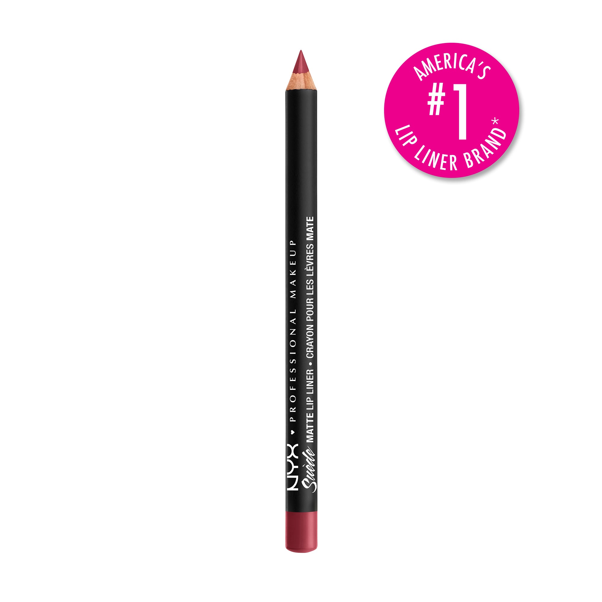 NYX Professional Makeup Suede Matte Lip Liner Pencil Cherry Skies 6$