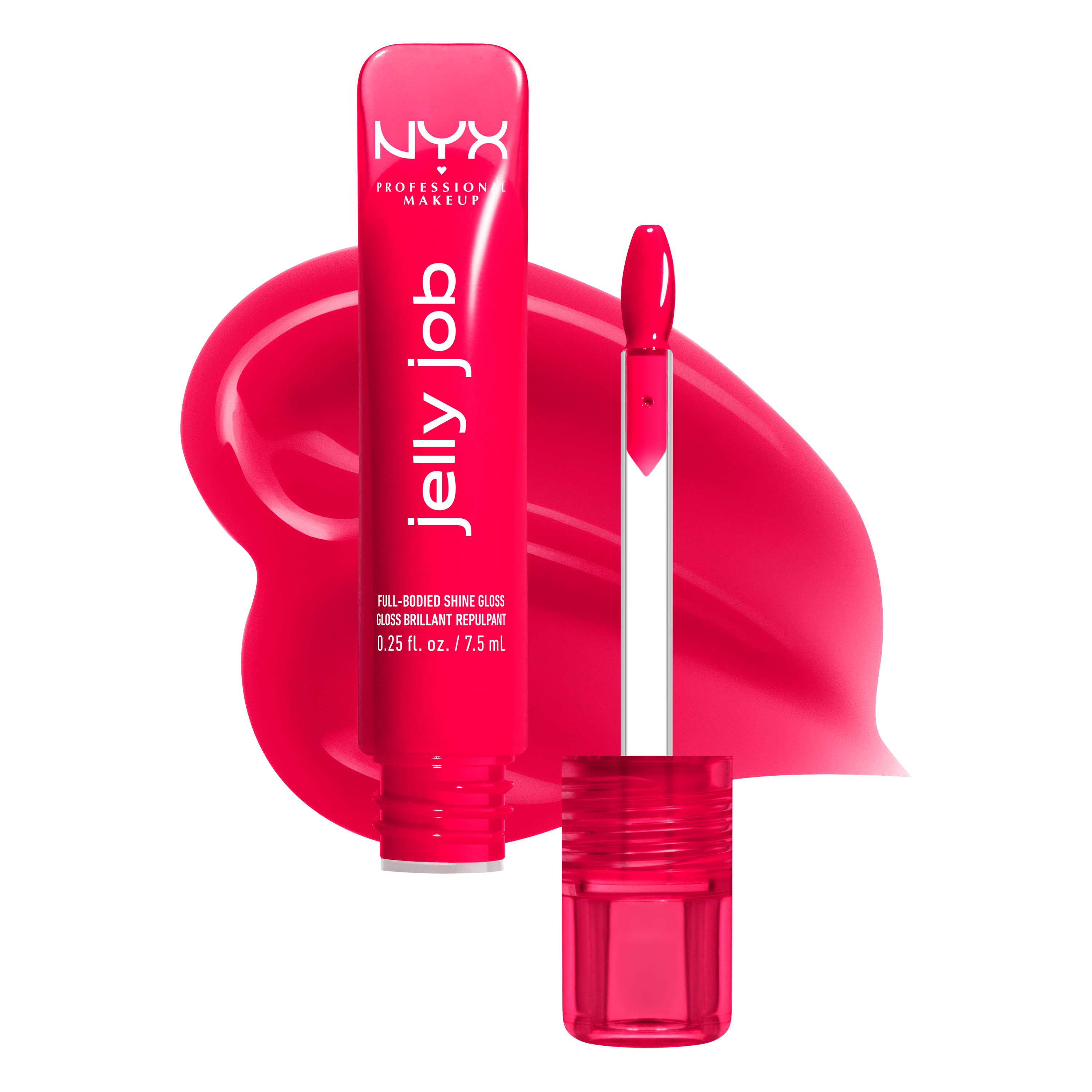 NYX Professional Makeup Jelly Job Full-Bodied Shine Gloss Cherry Jelly 12$