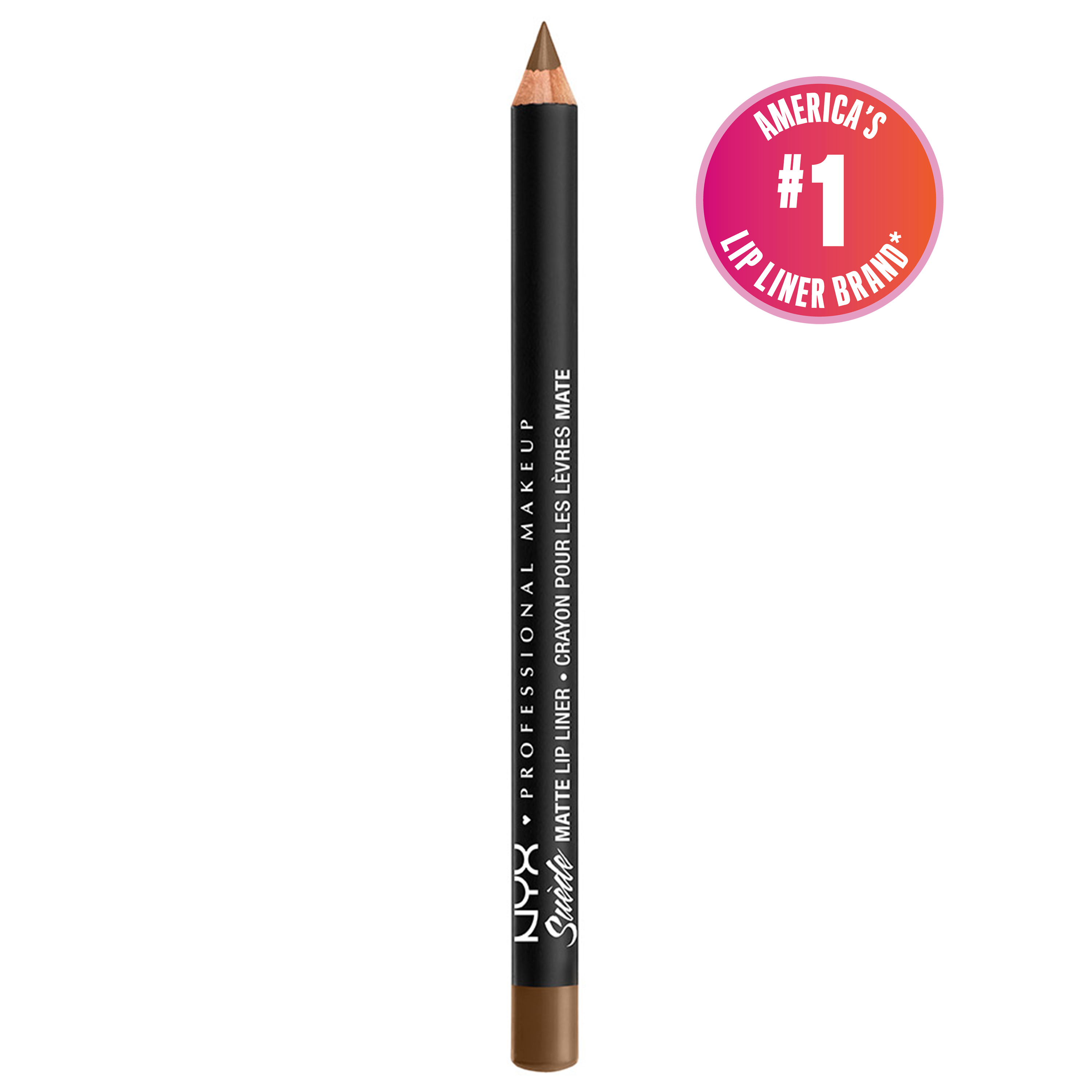 NYX Professional Makeup Suede Matte Lip Liner Pencil Downtown Beauty 6$
