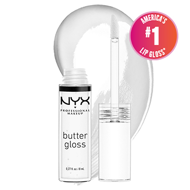 NYX Professional Makeup Butter Gloss Non-Sticky Lip Gloss | 54 - Sugar Glass