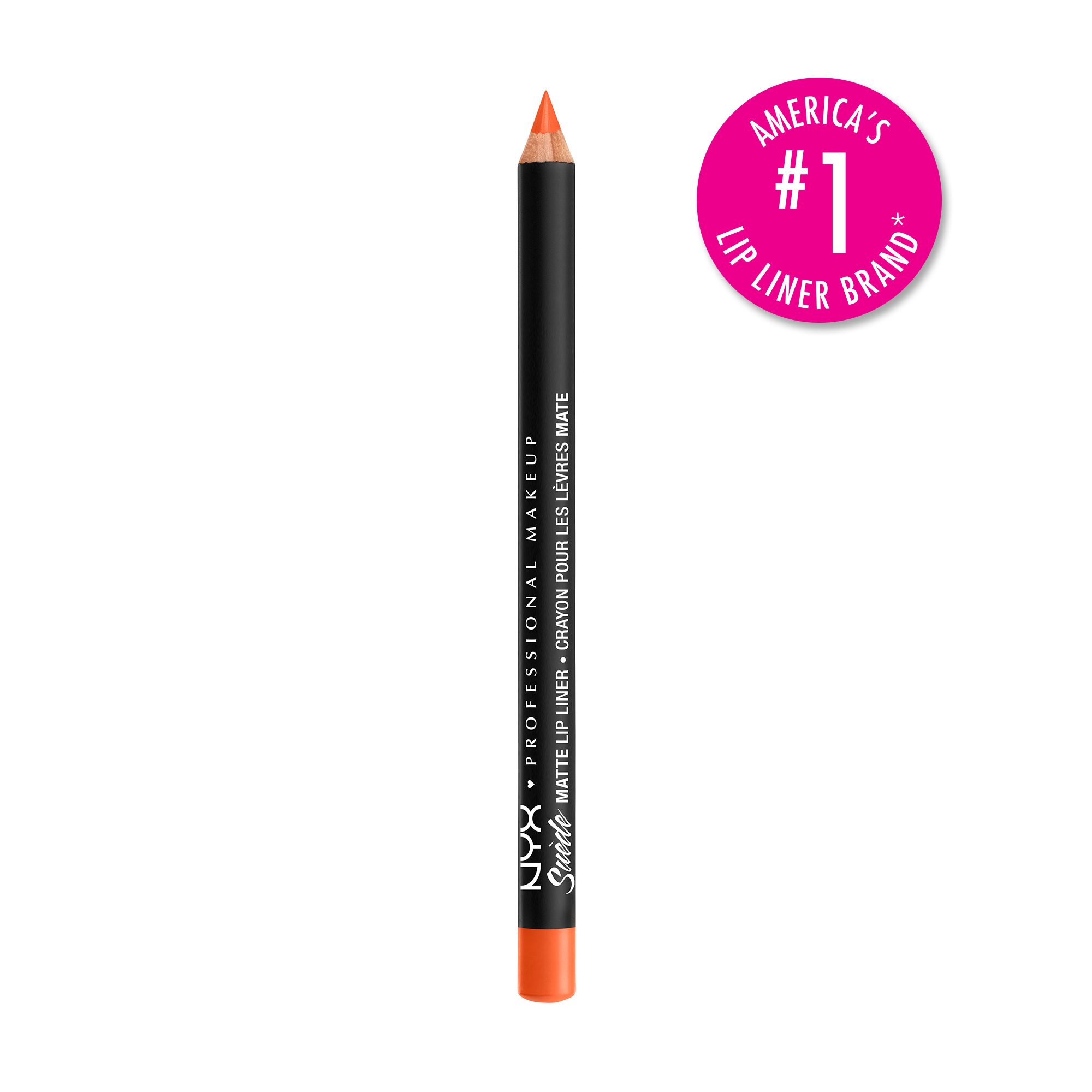 NYX Professional Makeup Suede Matte Lip Liner Pencil Orange County 6$