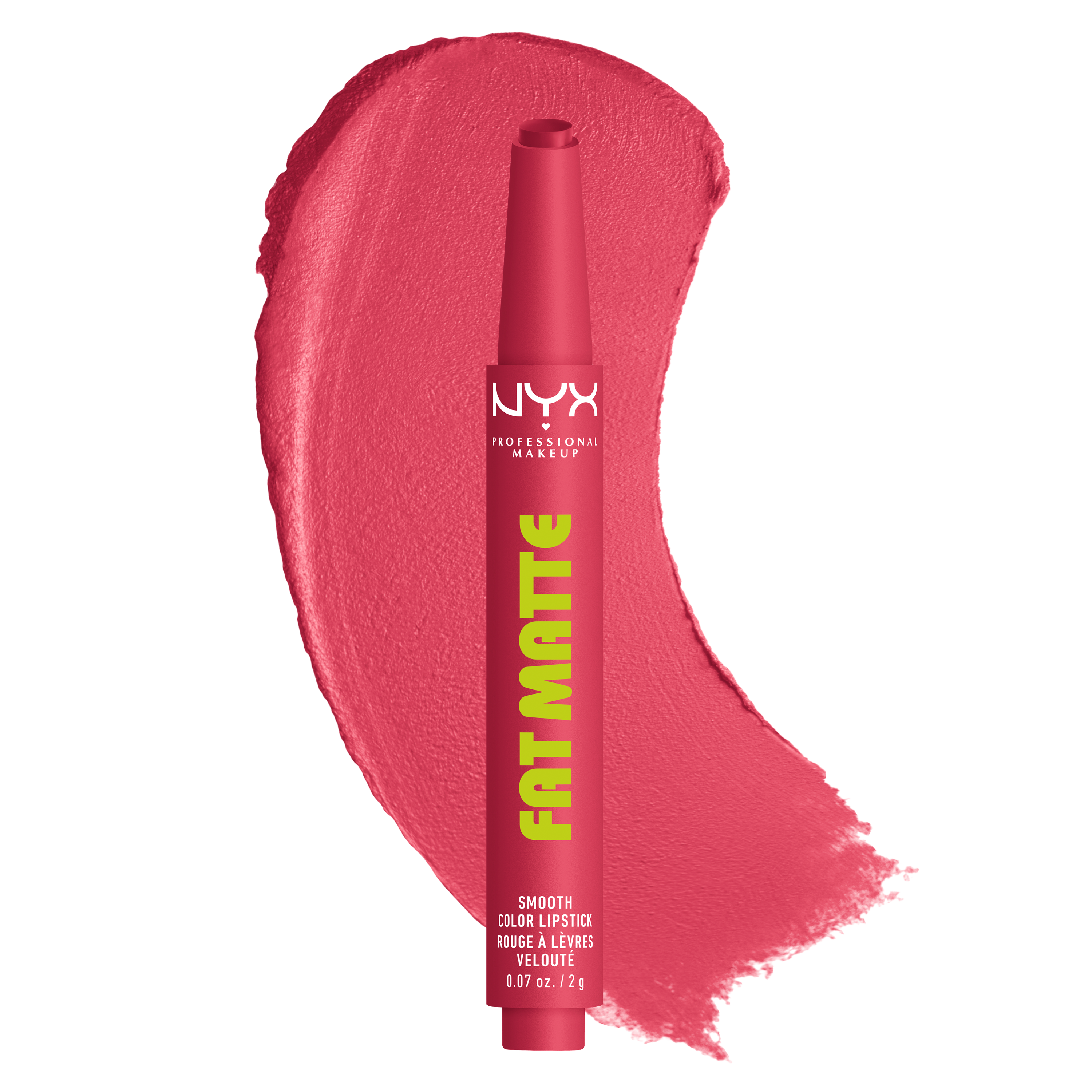 NYX Professional Makeup Matte Lipstick Pen - Fat Matte Smooth Color Lipstick | Pink Puff