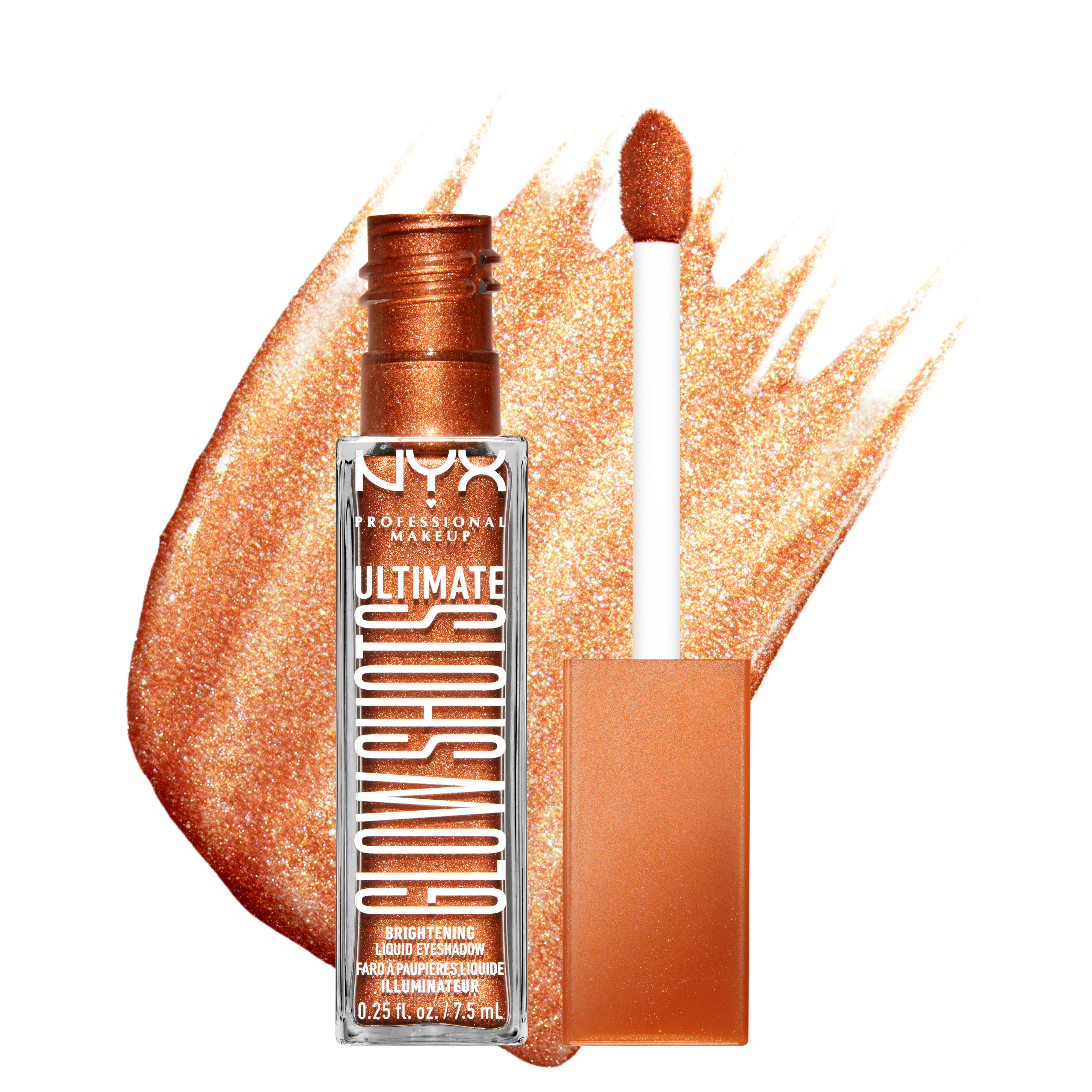 NYX Professional Makeup Liquid Eyeshadowultimate Glow Shot  Wow Cacao