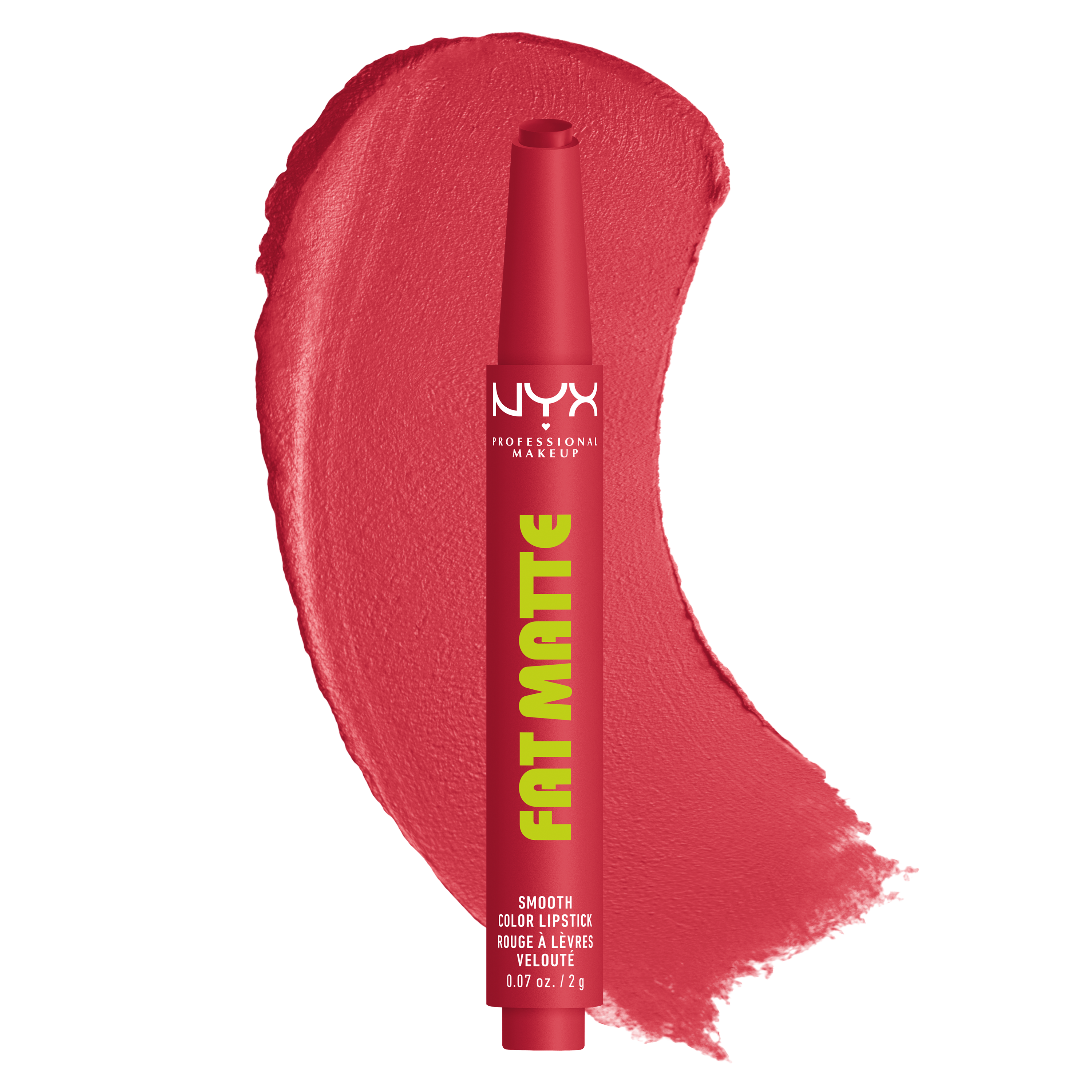 NYX Professional Makeup Matte Lipstick Pen - Fat Matte Smooth Color Lipstick Flamingo Feather 12$