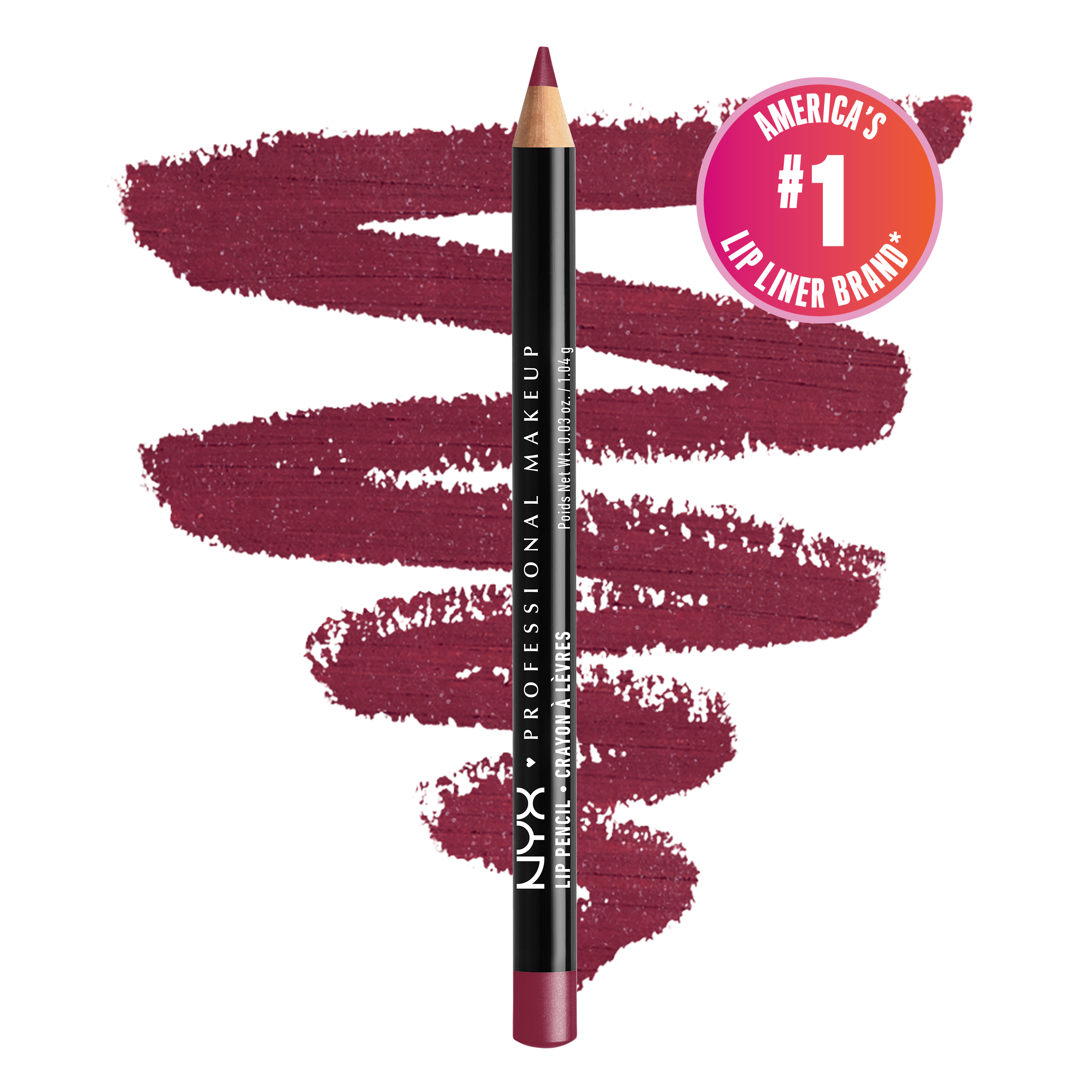 NYX Professional Makeup Slim Lip Pencil Creamy Lip Liner Currant 6$