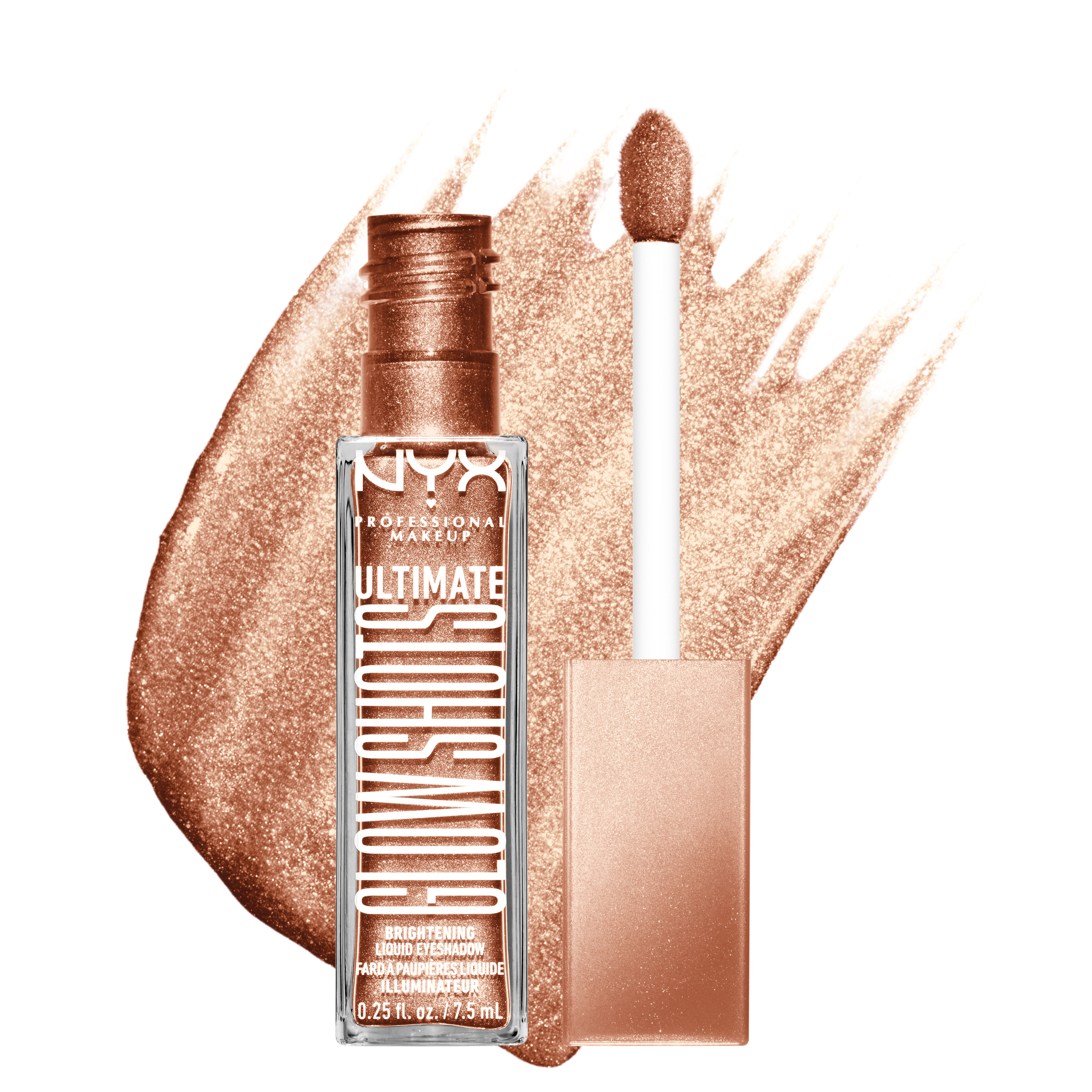 NYX Professional Makeup Liquid Eyeshadowultimate Glow Shot  Golden Goji