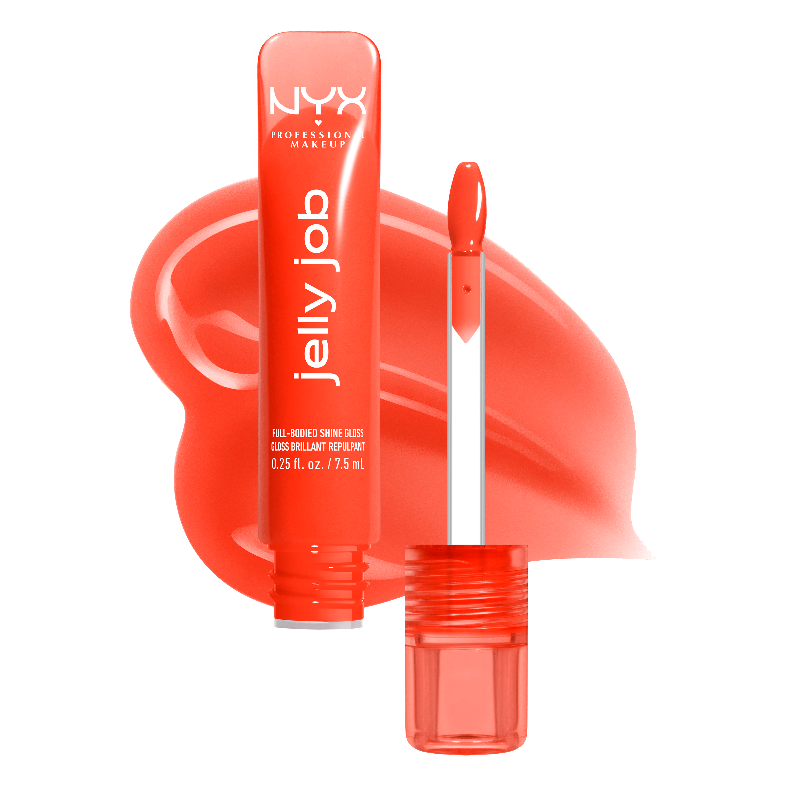 NYX Professional Makeup Jelly Job Full-Bodied Shine Gloss Orange Ya Jelly 12$