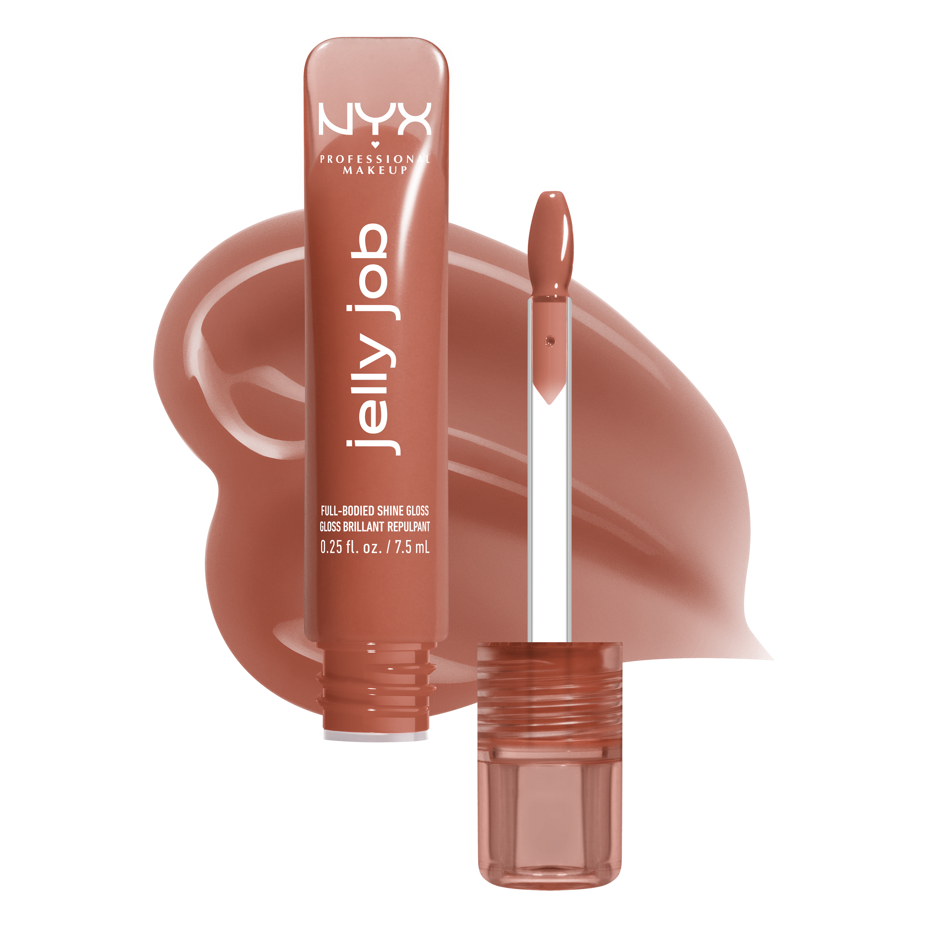NYX Professional Makeup Jelly Job Full-Bodied Shine Gloss Toast N Jelly 12$