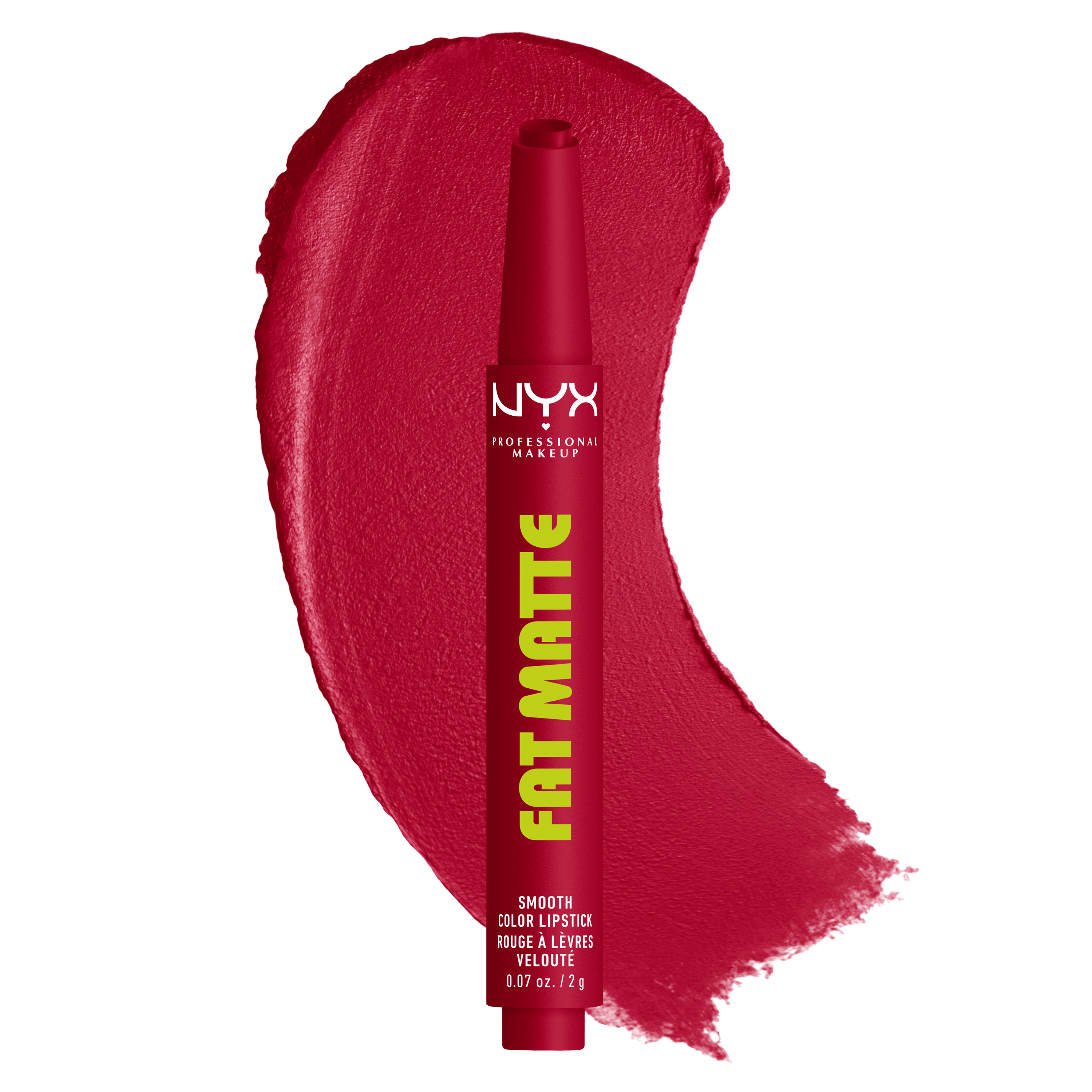 NYX Professional Makeup Matte Lipstick Pen - Fat Matte Smooth Color Lipstick Scarlet Snuggles 12$
