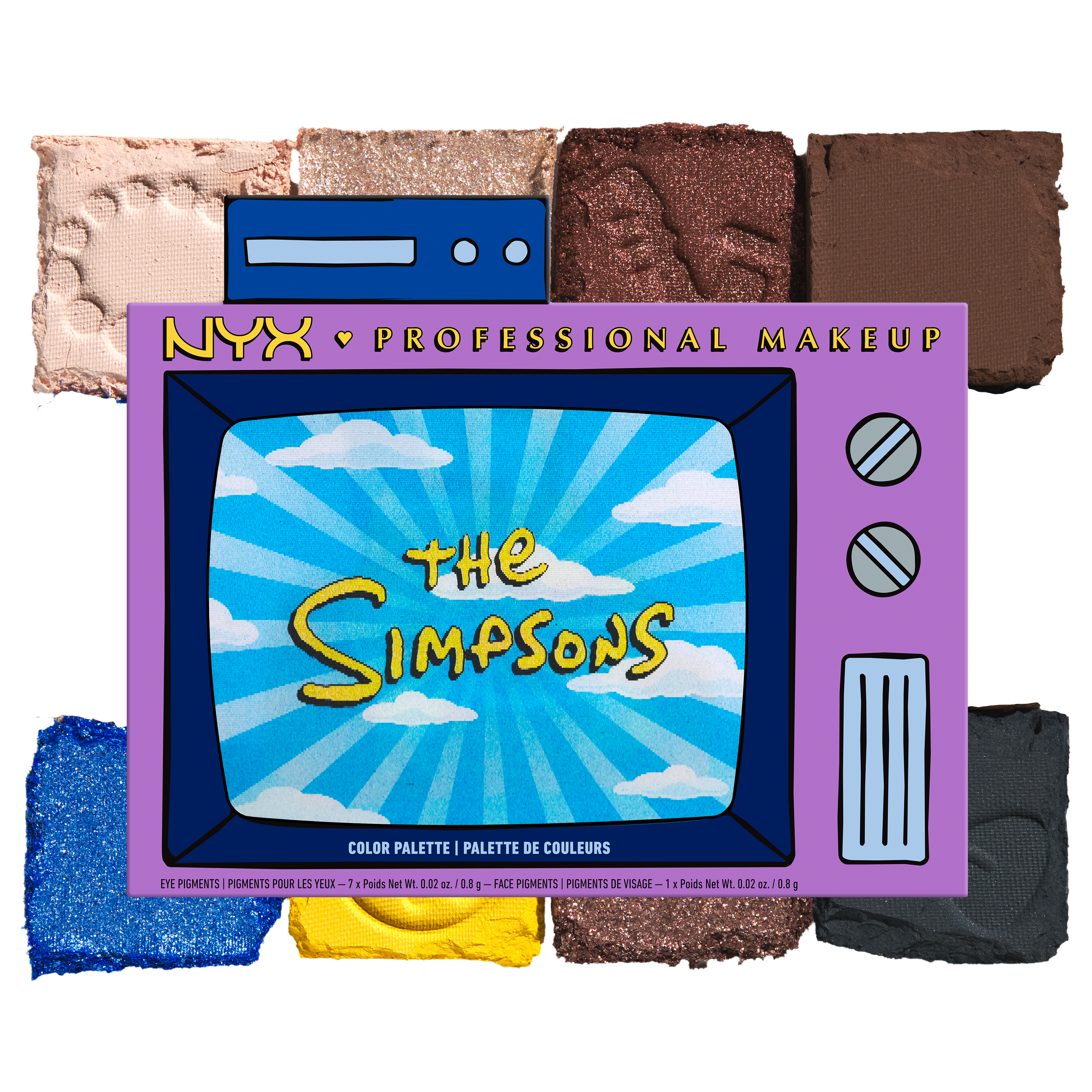 NYX Professional Makeup Simpson Family Eyeshadow Palette $20