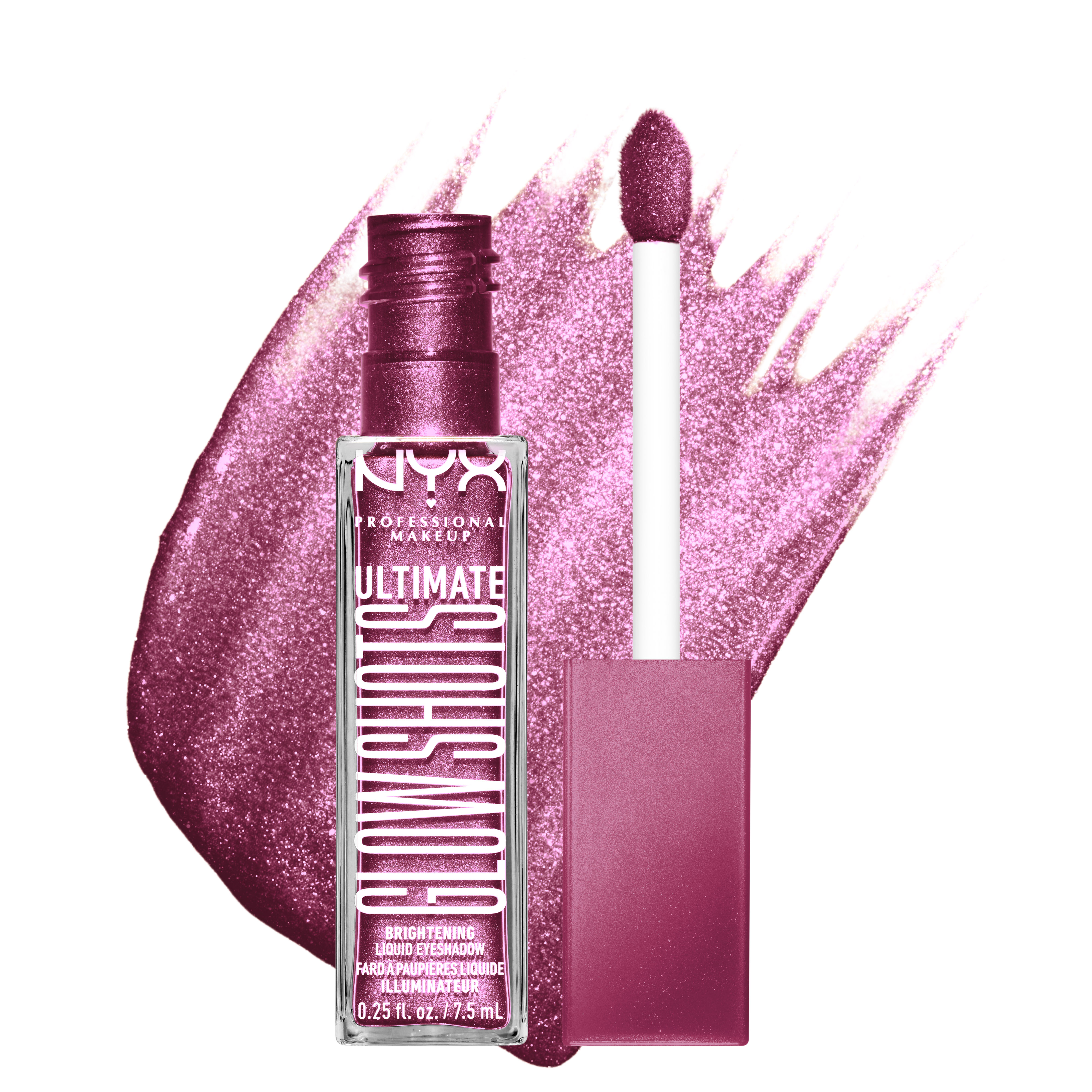 NYX Professional Makeup Liquid Eyeshadowultimate Glow Shot  Plum Player