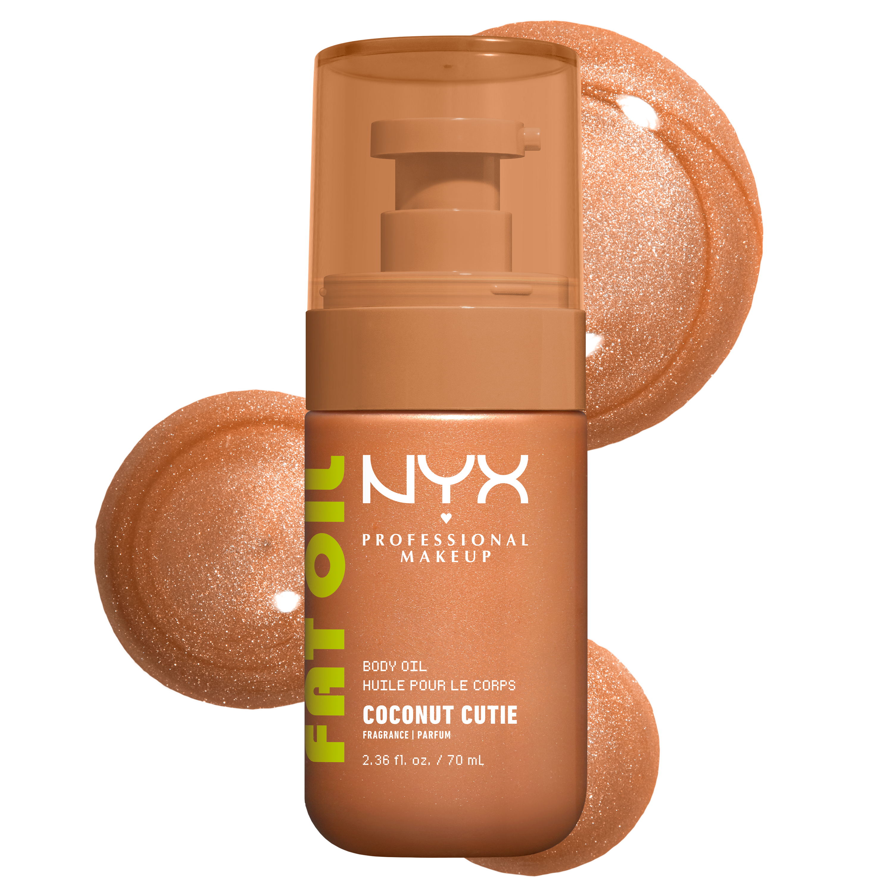 NYX Professional Makeup Fat Oil Body Oil Coconut Cutie Coconut Body Oil 18$
