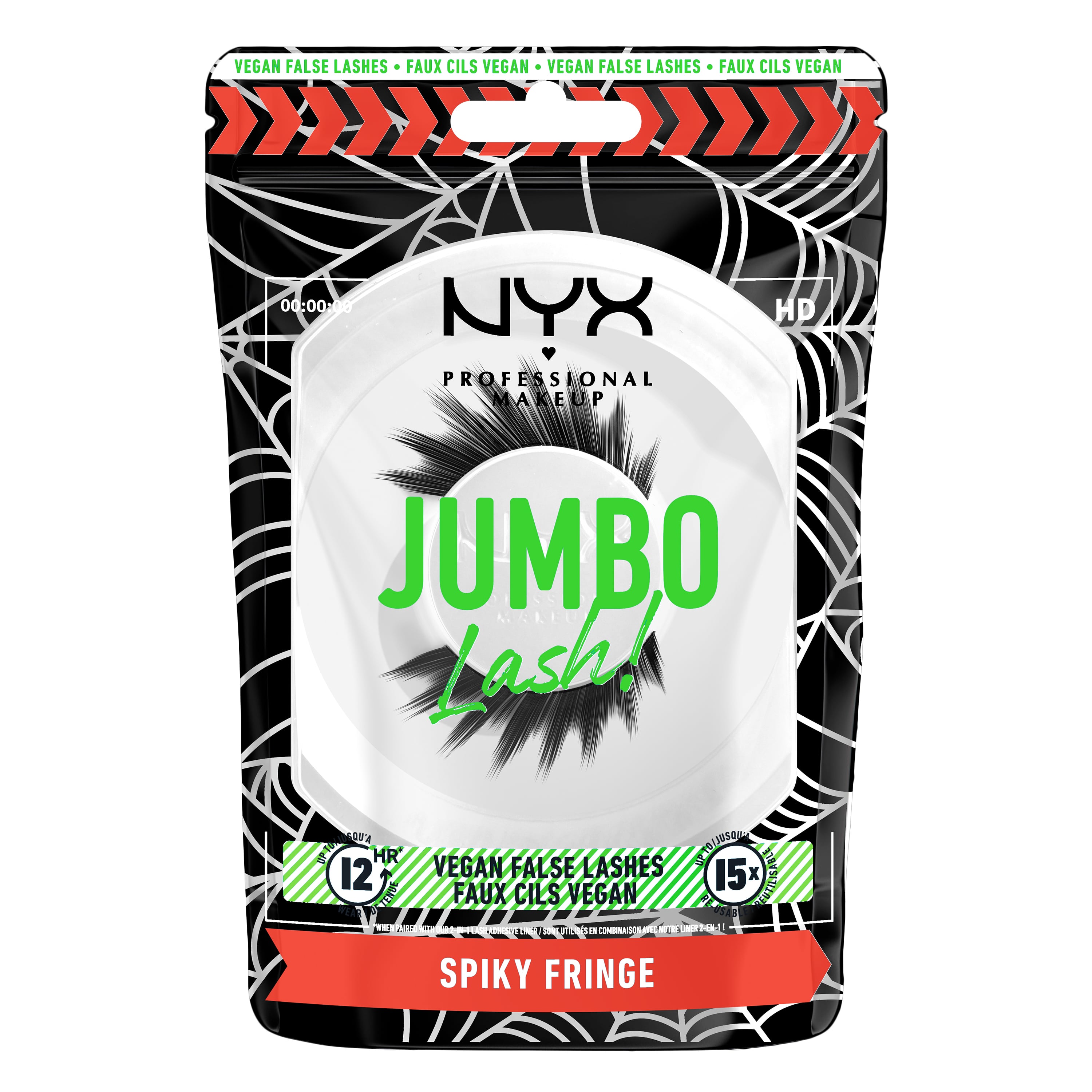 NYX Professional Makeup Spiky Fringe Jumbo False Lashes 10$