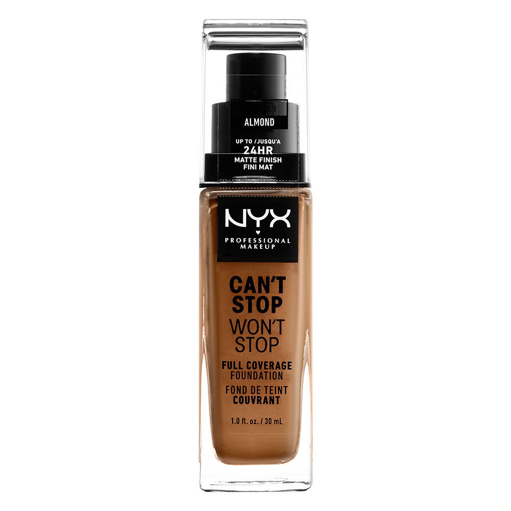 NYX Professional Makeup Cant Stop Wont Stop Coverage Foundation Nyx Professional Almond 15$