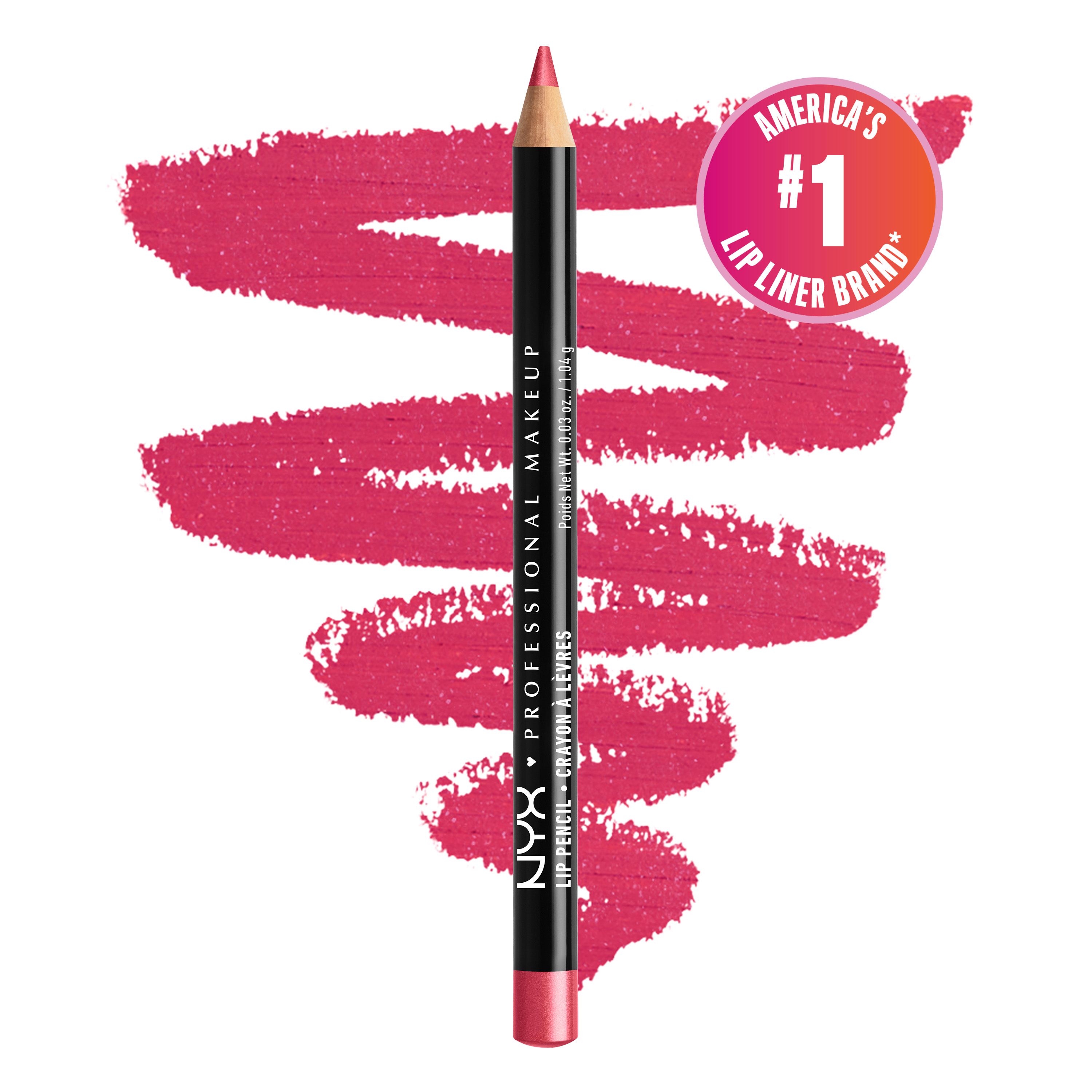 NYX Professional Makeup Slim Lip Pencil Creamy Lip Liner Edge Pink 6$