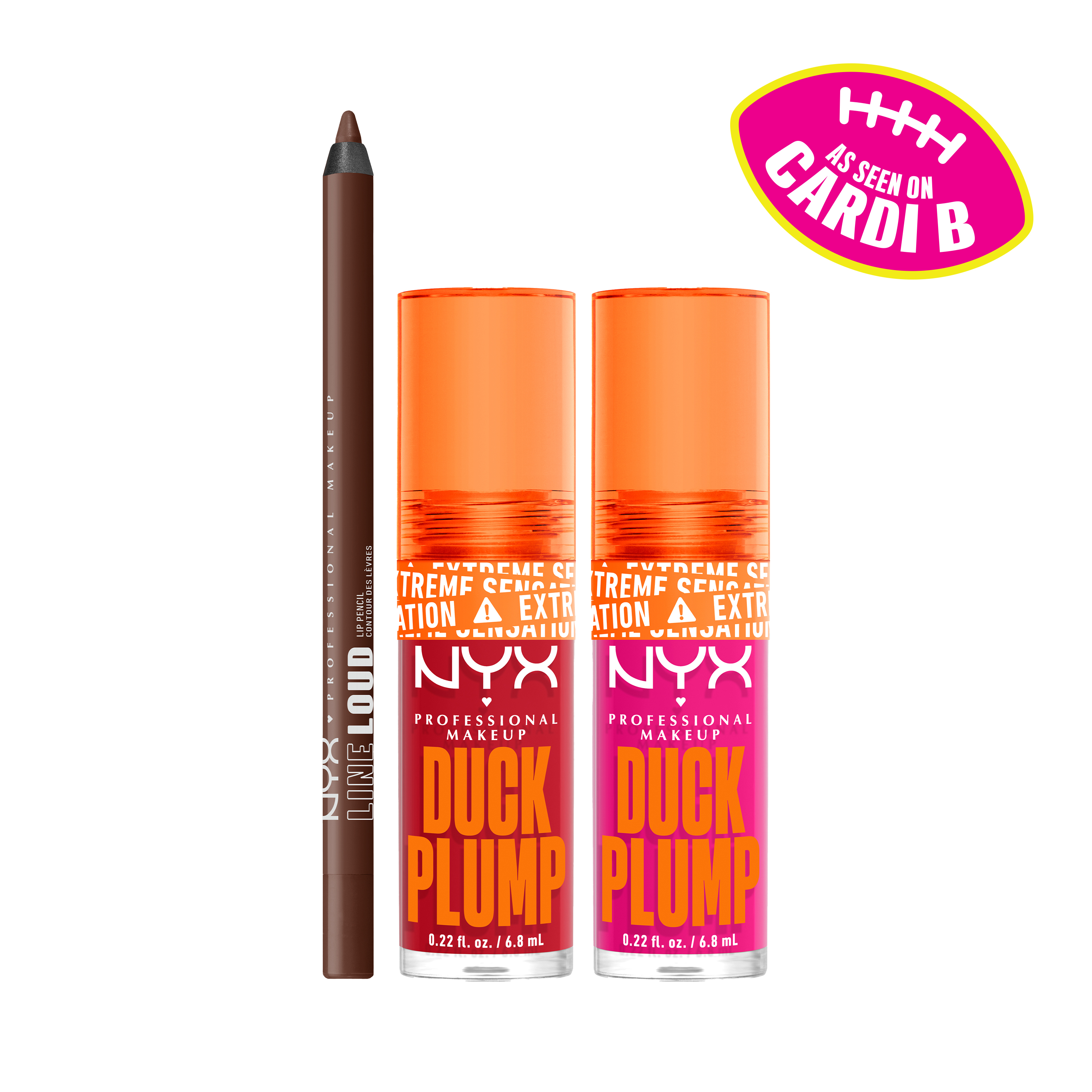 NYX Professional Makeup Cardis Duck Lips Bundle 27$