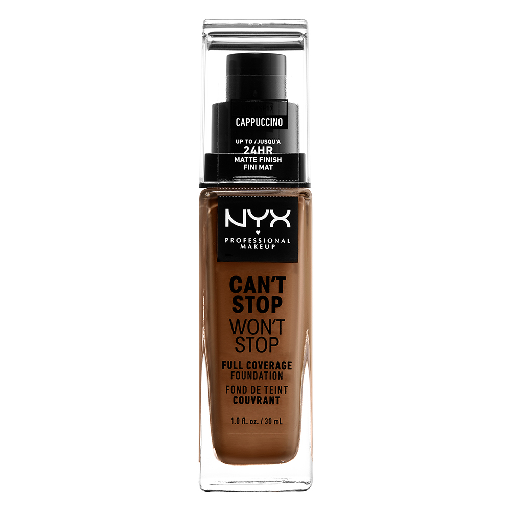 NYX Professional Makeup Cant Stop Wont Stop Coverage Foundation Nyx Professional Cappuccino 15$