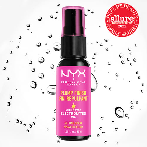 NYX Professional Makeup Plump Finish Setting Spray Mini Clear 5$