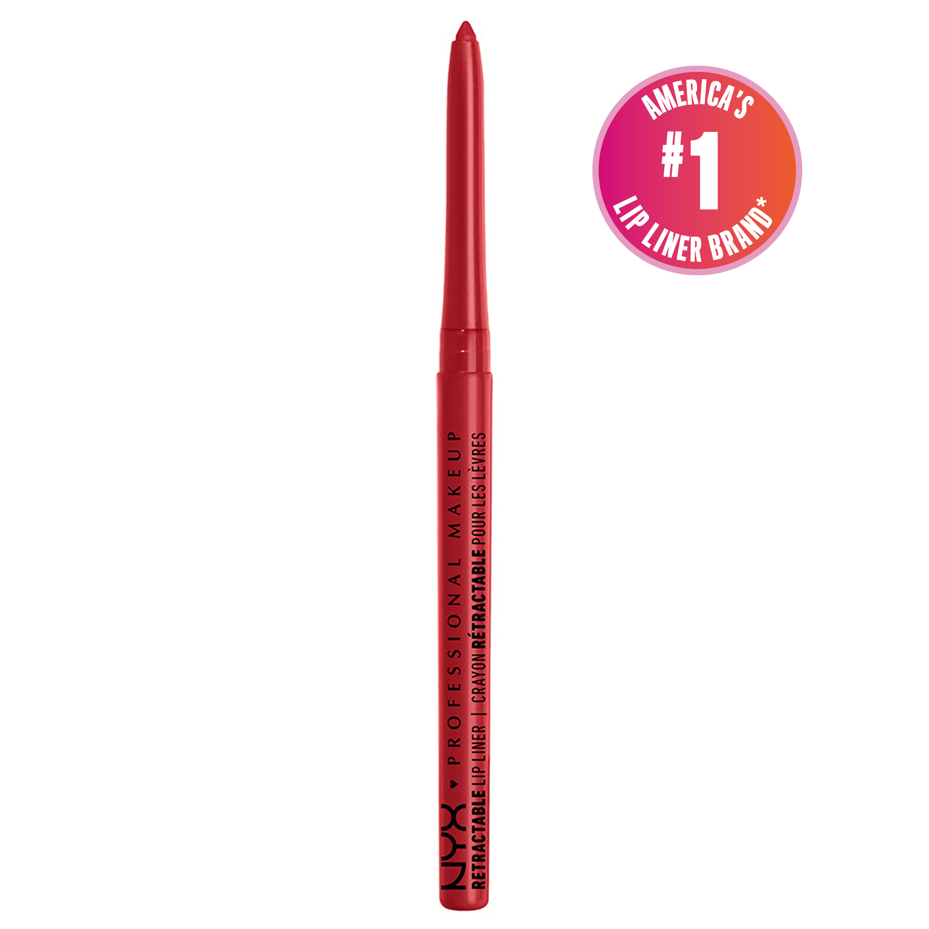 NYX Professional Makeup Retractable Lip Liner Pencil Red 6$