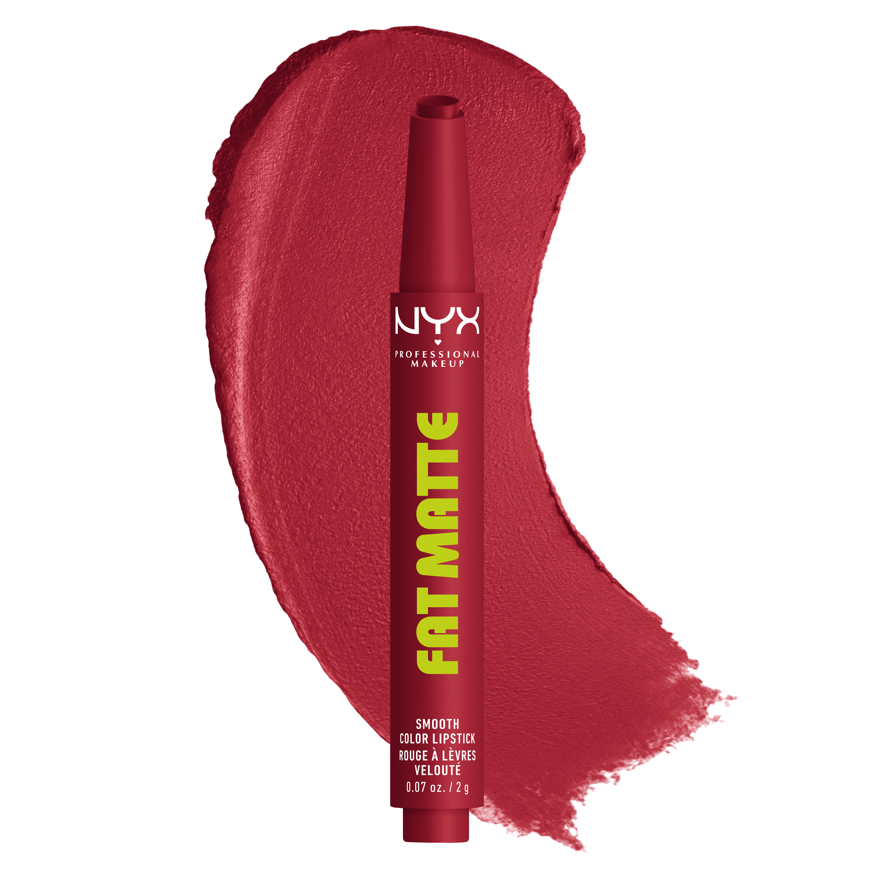 NYX Professional Makeup Matte Lipstick Pen - Fat Matte Smooth Color Lipstick Plushin Plum 12$