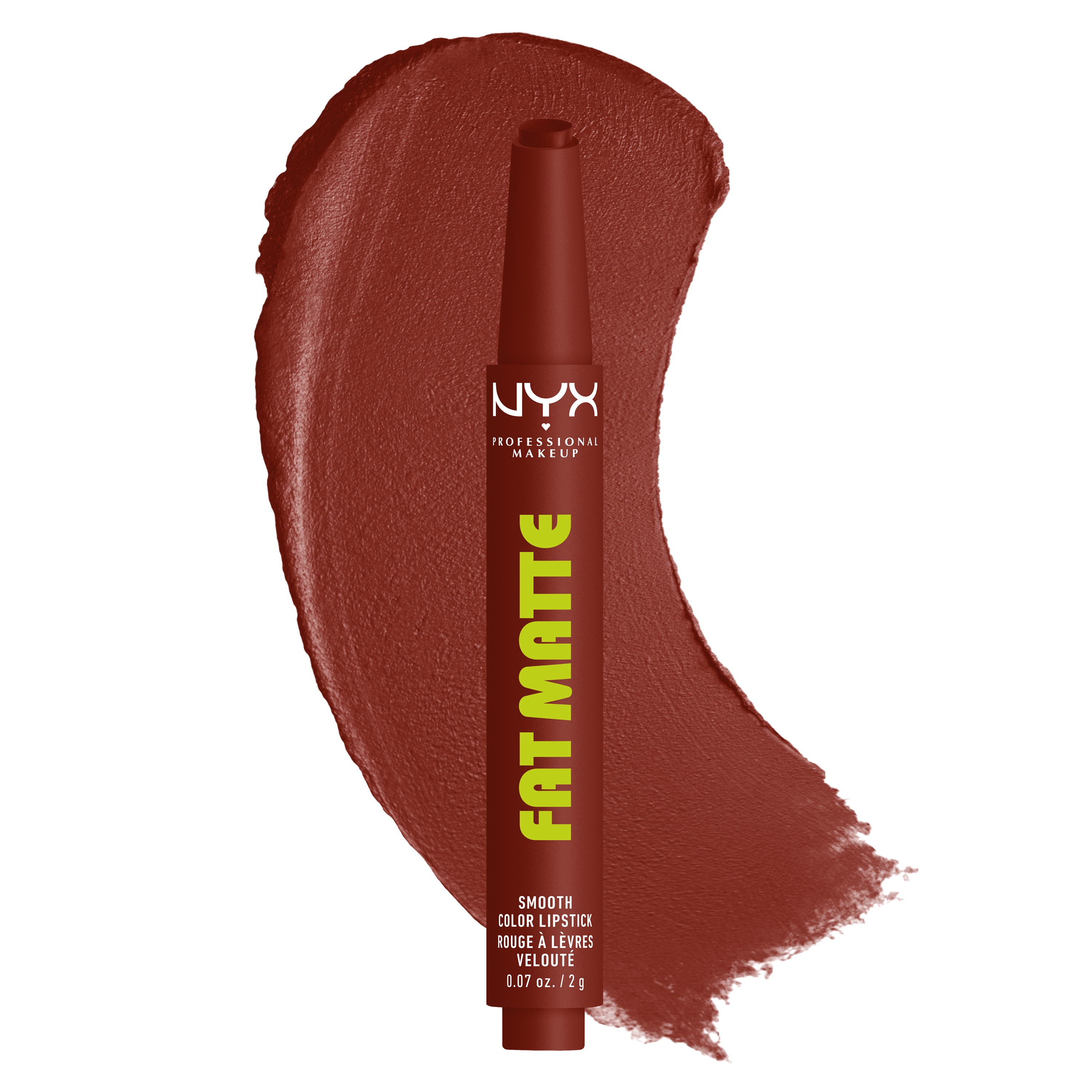 NYX Professional Makeup Matte Lipstick Pen - Fat Matte Smooth Color Lipstick Cocoa Cuddles 12$