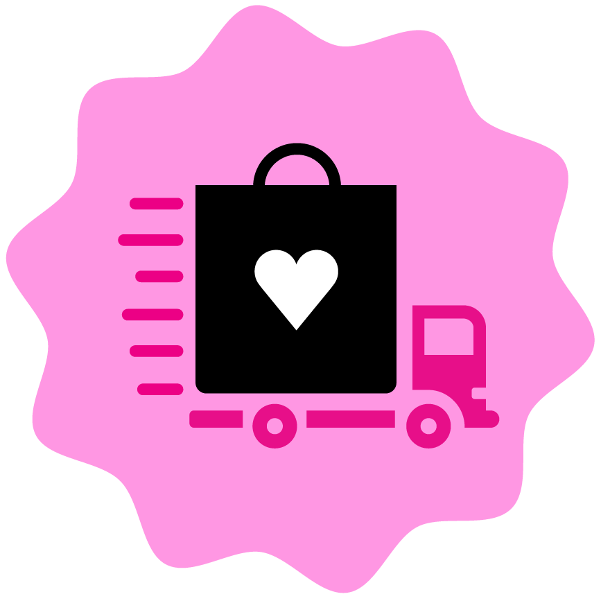 NYX Cosmetics free shipping icon